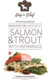 Dog’s Chef Atlantic Salmon & Trout with Asparagus LARGE BREED 500 g