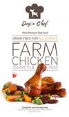 Dog’s Chef Farm Chicken with Carrots & Peas PUPPY 500 g