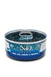 Farmina N&D cat OCEAN tuna, codfish, shrimp & pumpkin konzerva 70 g