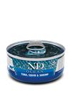 Farmina N&D cat OCEAN tuna, squid & shrimp konzerva 70 g