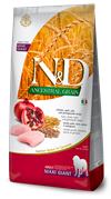 Farmina N&D dog AG adult giant maxi, chicken, spelt, oats & pomegranate 12 kg