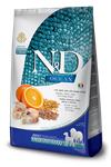 Farmina N&D dog OCEAN (AG) adult medium & maxi, codfish, spelt, oats & orange 12 kg