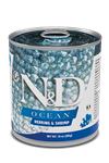 Farmina N&D dog OCEAN herring & shripms konzerva 285 g